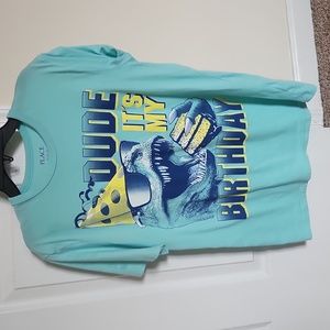 Place Graphic Tee Short sleeves Green Blue Size 14